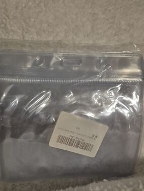 Clear Transparent Zip Pouch